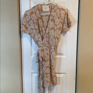 Acacia Silk Rome Wrap Dress